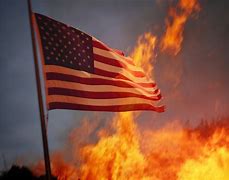 Image result for american flag burning
