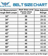 Image result for Waist Belt Size Chart