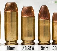 Image result for 9Mm Bullet Size