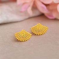 Image result for 22 Carat Gold Stud Earrings