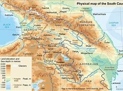 Image result for Physical Map of Middle East