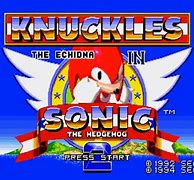 Image result for Sonic Sega Genesis Game Knuckles