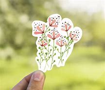 Image result for Pink Wildflowers Stickers