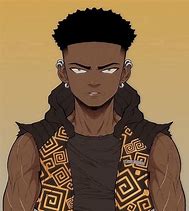 Image result for African American Anime Guy
