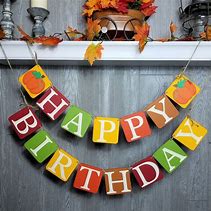 Image result for Autumn Birthday Banner