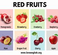 Image result for All Red Fruits