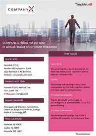 Image result for Business Fact Sheet Template