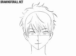 Image result for Anime Boy Head