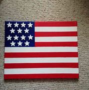 Image result for American Flag Canvas Painting Easy