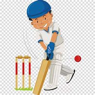 Image result for Robbes Playing Cricket Cartoon Png