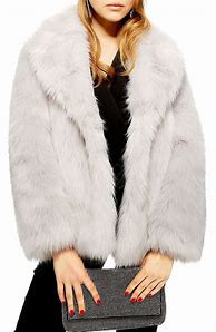 Image result for Topshop Faux Fur Coat