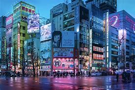Image result for Akihabara Street View Anime Scene