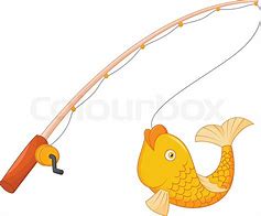 Image result for Cartoon Fish and Hook