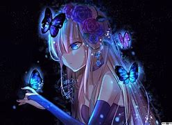 Image result for Anime Girl Galaxy Hair Drawing