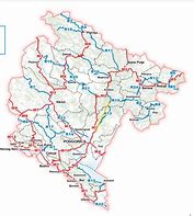 Image result for Novi Autoput Crna Gora Mapa
