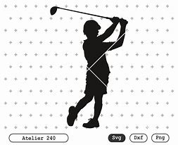 Image result for Golfer Silhouette SVG