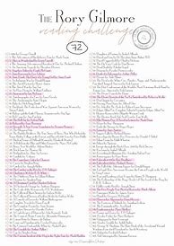 Image result for Rory Gilmore Book Challenge List