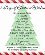 Image result for 12 Days of Christmas Fitness Challenge