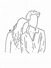 Image result for Aesthetic Couple Drawings Easy