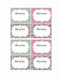 Image result for Word Templates Editable Printable Gift Tags