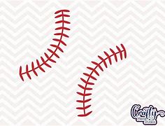 Image result for Baseball Stitches SVG Cut File Free