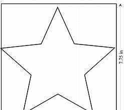 Image result for Star Cut Out Template Free