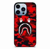 Image result for iPhone BAPE Case SE Red Smoll
