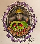 Image result for Evil Queen Poison Apple Drawing