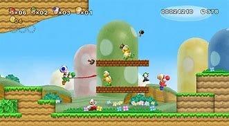 Image result for Super Mario Wii in Game Images