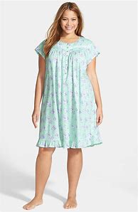 Image result for Cotton Jersey Nightgowns Plus Size