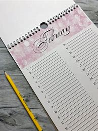 Image result for A4 Size Perpetual Birthday Calendar