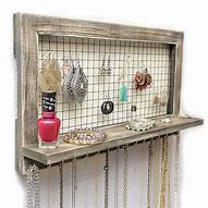 Image result for Wall Mount Jewelry Organizer