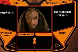 Image result for Star Trek Klingon Translator