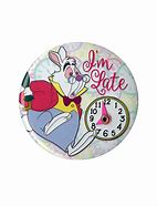 Image result for Disney Alice Wonderland Rabbit Clock