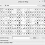 Image result for Windows 8 Character Map