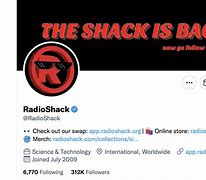 Image result for RadioShack Twitter