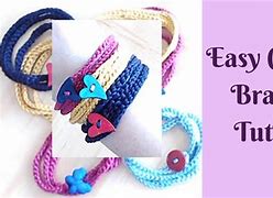 Image result for Crochet Bracelet Tutorial Beginner
