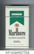 Image result for Marlboro Menthol Lights 100