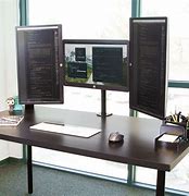 Image result for Triple Monitor Desk Mount