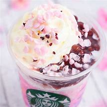 Image result for Starbucks Frappuccino Pink Colour