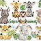 Image result for Baby Jungle Animal Templates