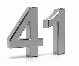 Image result for Images That Are Free of the Numbers 41
