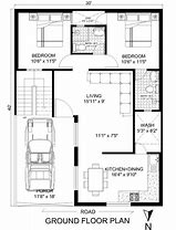 Image result for 30 X 40 North Facing 900 Sq FT Ground Floor 2Bhk Plans