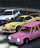 Image result for Initial D Wallpaper Simpsons