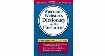Image result for Merriam-Webster Dictionary and Thesaurus
