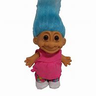 Image result for Blue Troll Doll