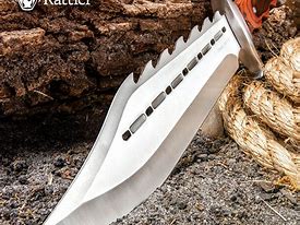 Image result for Bowie Style Hunting Knife