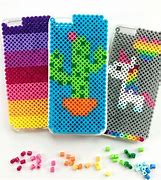 Image result for American Flag iPhone Case Made Out of Perler Beads Pattern