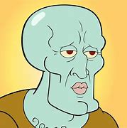 Image result for Handsome Squidward Drawing