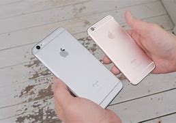 Image result for Rose Gold iPhone 6s vs 6 Plus